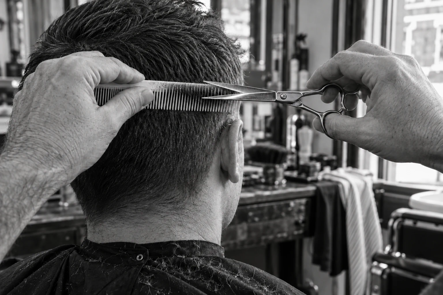 Harbour Barber Co., a fictional demo barbershop